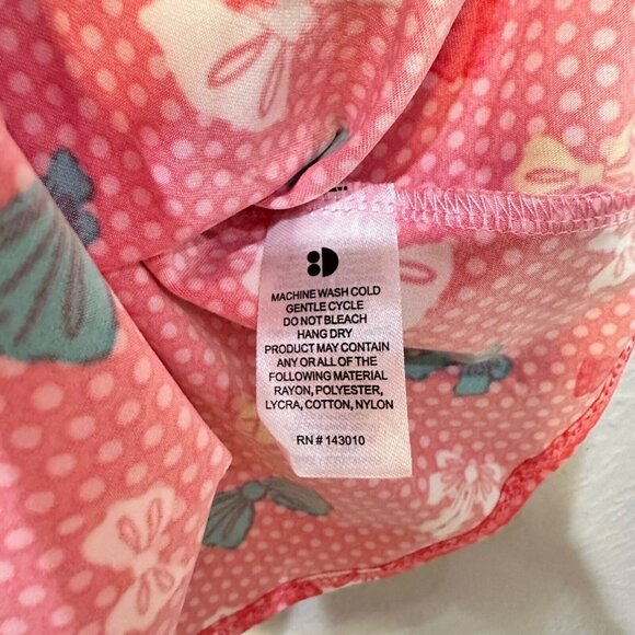 Dot Dot Smile Girls' Ballet Dress Pink White Polka Dot & Bow Print 12/24M NWT - Picture 3 of 5